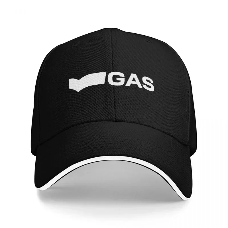 Streetwear Brand Logo Design - Nowa czapka baseballowa marki GAS, czarna,