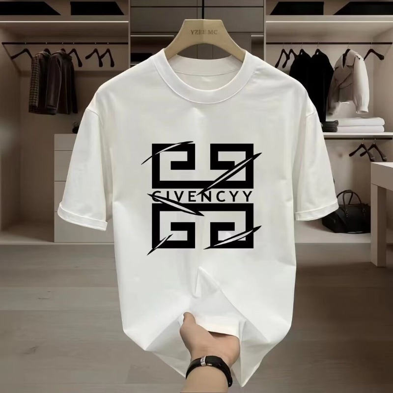 Streetwear Brand Logo Design - Męska koszulka z nadrukiem logo marki